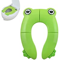 Los mejores  - Pejoye Reductor WC Plegable- Asiento Inodoro Niños Material PP con 4 Almohadillas de Silicona Antideslizantes y 1 Bolsa…
